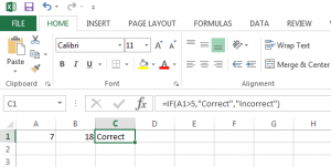 Logical functions in Excel: IF, AND and OR